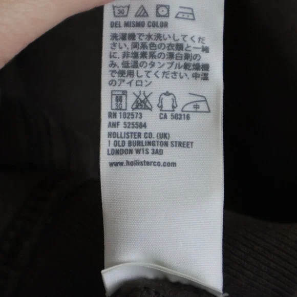 Hollister Laguna OC Southern Cal Women's Full Zip Hoodie Brown XS 16x20 - Picture 6 of 16